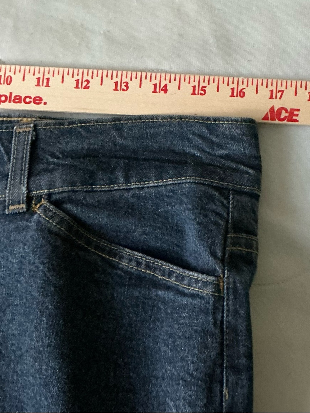 Vintage Gap Hip Hugger Jeans Women Blue Stretch Denim Low Rise Y2K Hook N Eye 12 - Picture 9 of 13